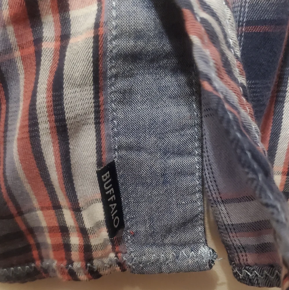 Buffalo David Bitton cotton plaid womens size small button down‎ shirt - Picture 9 of 12